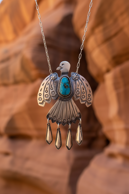 Thunderbird Pendant - Closer